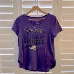 Colosseum Ladies TCU shirt, size small